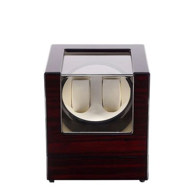 Uhrenbeweger für 2 Automatikuhren Uhrendreher Watch Winder Uhrenbox Holz Vitrine