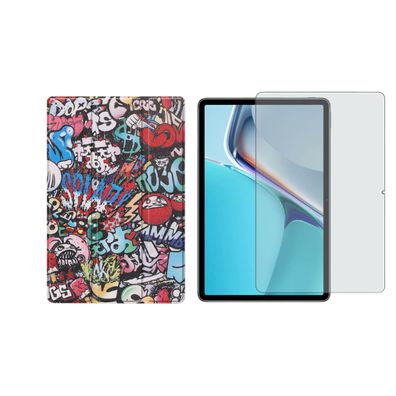 2in1 Tablet Set für Huawei MatePad 11 2021 11 Zoll Cover + Schutzfolie