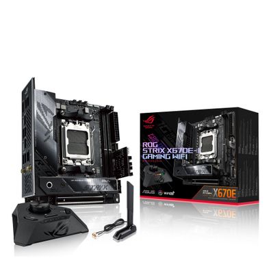 ASUS ROG STRIX X670E-I GAMING WIFI AM5 mITX MB 2xDIMM DDR5 2xM.2 2xSATA