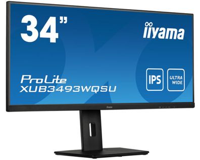 IIYAMA 86,7cm (34") XUB3493WQSU-B5 21:9 2xHDMI+DP+2xUSB I retail