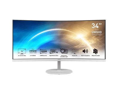 MSI 86,36cm(34")Curved VA UWQHD PRO MP341CQWDE HDR/HDMI/ 4ms