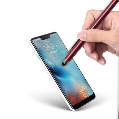 Touch-Pen für Tablet Smartphone Eingabestift Displaystift Kugelschreiber Stylus