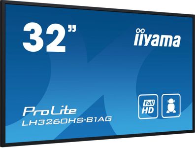 IIYAMA 80.0cm (31,5") LH3260HS-B1AG 16:9 3xHDMI+2xUSB Spk B retail