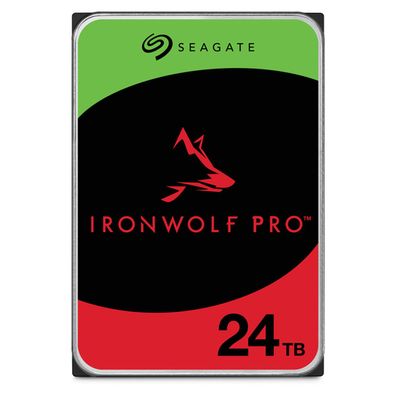 Seagate IronWolf Pro ST24000NT002 - Festplatte - 24 TB - intern - 3.5" (8.9 cm)... ->