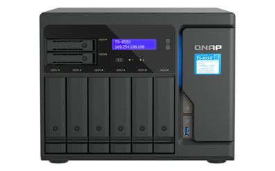 QNAP TS-855X - NAS-Server - 8 Schächte - SATA 6Gb/s - RAID RAID 0, 1, 5, 6, 10, .. ->