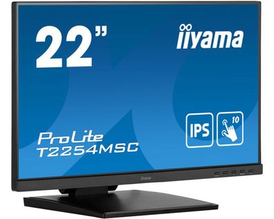 IIYAMA 54.6cm (21,5") T2254MSC-B1AG 16:9 M-Touch HDMI+DP+USB retail