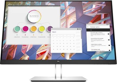 HP E24 G4 - E-Series - LED-Monitor - 60.5 cm (23.8") - 1920 x 1080 Full HD (108... ->