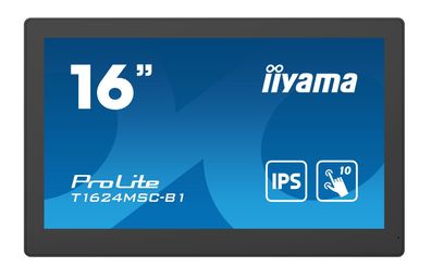 IIYAMA T1624MSC-B1 39,62cm 15,6Zoll kapazitiv multitouch LED Backlight 1920x108... ->