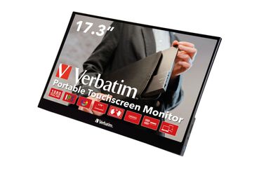 Verbatim PMT-17 Portable Touchscreen Monitor 17.3" FullHD