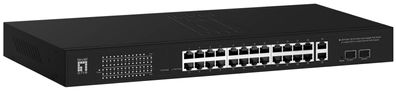 Switch 28x GE GEP-2841 2xGSFP 370W 24xPo - Switch - Kupferdraht