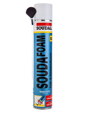 Soudal® Füll- & Dämmschaum Soudafoam B2 750 ml (Adapteraufsatz)