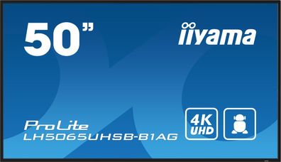 IIYAMA DS LH5065UHSB 125.7cm VA 24/7 50/3840x2160/DP/2xHDMI/2xUSB 2.0