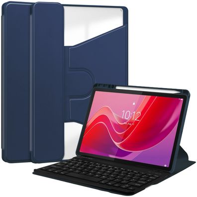 3in1 Tastatur Weiß + Maus Schw. + Tasche Lenovo Tab M11 TB-330FU/TB-331FC 11 Zoll