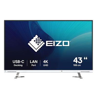 EIZO 108cm (42,5") EV4340X-WT 16:09 4K 2xHDMI+DP+USB-C IPS