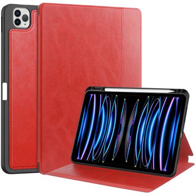 Hülle für Apple iPad Air 11 2024 M2 6 Generation Ein- Ausfunktion Tasche Cover