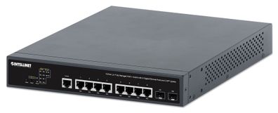 Intellinet 10-Port L2+ Fully Managed PoE++ Switch mit 8 Gigabit-Ports und 2 SFP... ->