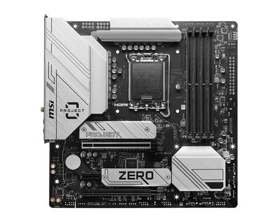 MSI B760M Project ZERO - Motherboard - micro ATX - LGA1700-Sockel - B760 Chipsa... ->