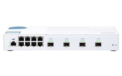 QNAP QSW-M408S - Switch - managed - 8 x 10/100/1000 + 4 x 10 Gigabit SFP