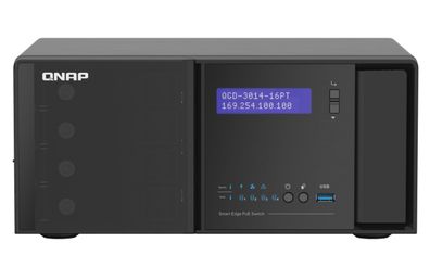 QNAP QGD-3014-16PT - Switch - Smart - 16 x 10/100/1000 (PoE+)