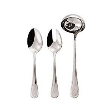 Sambonet Perles Edelstahl 18/10 Servierbesteck 3tlg. S0038-S00013-52502-80