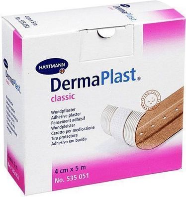 DermaPlast classic, 5mx4cm, 1 Rolle