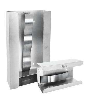 MaiMed-Wandhalter Edelstahl, HS 3er mit Feder, 246x81x410mm, 1 St