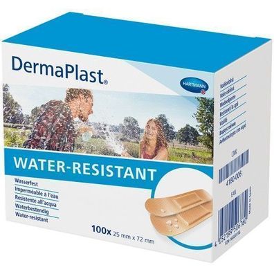 DermaPlast Water-Resistant, 25x72mm, 100St/Pk