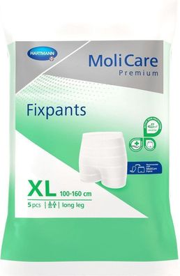 MoliCare Premium Fixpants, Gr. XL, grün, langes Bein, 25 St/Btl