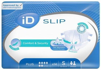 iD Slip Plus, Gr. S, blau, 14 St/Btl