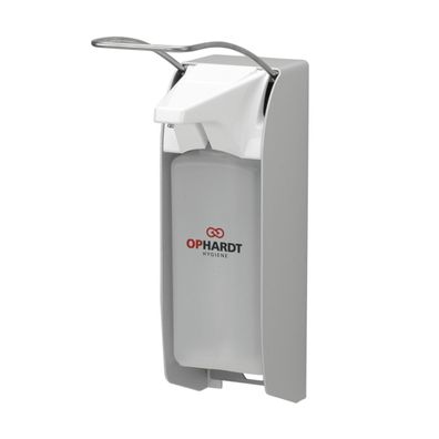 ingo-man plus Spenderfür1000ml Behälter, Edelstahlpumpe gekröpft, Aluminiumgehäuse