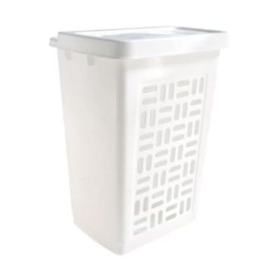 Wäschebox, 60L, weiß, 1 St