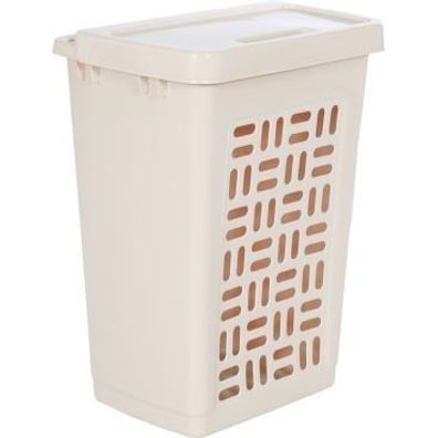 Wäschebox, 60L, creme, 1 St