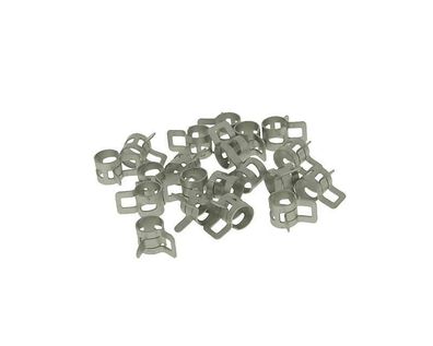 Schlauchschellen / Klemmschellen 6mm - 20 Stück - universal