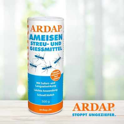 Ardap Ameisen Streu & Gießmittel 1.000 g, 2 er Pack