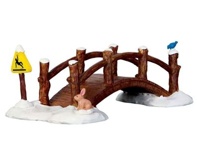 Weihnachtsfigur Split rail footbridge Lemax