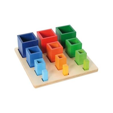 Sortierspiel -Farbige Becher