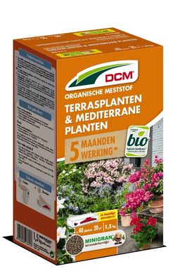 Dünger für Terrassenpflanzen & mediterrane Pflanzen 1,5 kg Dcm