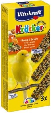 Trio Mix Honig/Sesam Cracker Kanarienvogel 3in1 Vitakraft