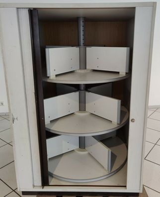 Rondell Aktenschrank groß abschließbar 3 Ebenen 127x85,5x89cm