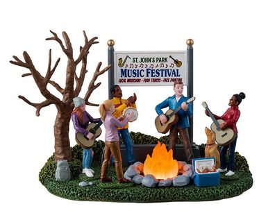 Musikfestival 15x23x14 cm Weihnachtshaus Lemax