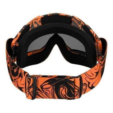 Motocross Brille Motorradbrille Racing Googles Quad Bike Cross Enduro orange