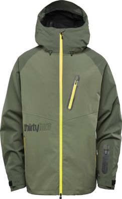 Thirtytwo Snow Jacke Grasser military - Größe: L