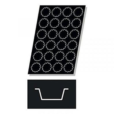 Sambonet Pasticceria Flexipan Form 60x40 24 Briochettes 6,8cm P0002-P00790-47740-58