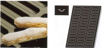Sambonet Pasticceria Flexipan Form 60x40 45 Lady Finger 47740-29