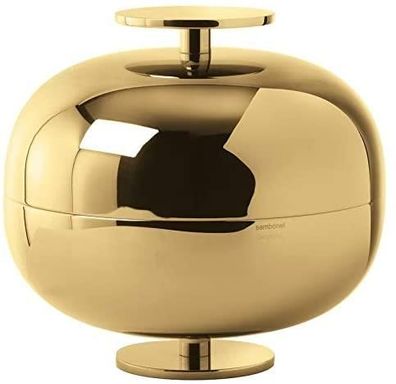 Sambonet Giò Ponti Edelstahl/PVD Gold Centerpiece 24 cm S0016-S00017-S1608 56561G24