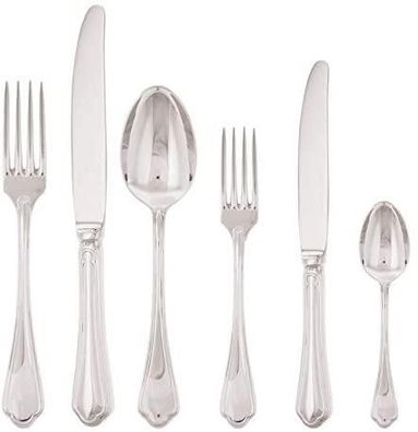 Sambonet Filet Toiras Luxury Alpaka versilbert Besteck 72tlg. Hh.O. 52356L78