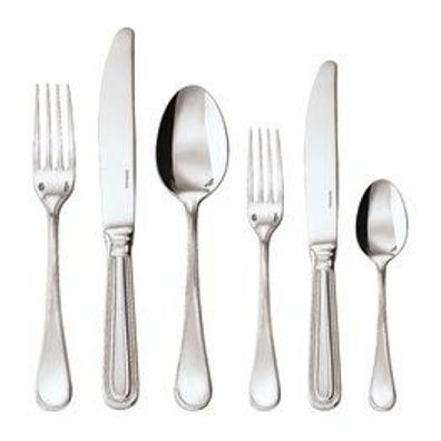 Sambonet Perles Edelstahl versilbert Menuebest. 6tlg. Vh. S0038-S00014-52702-86
