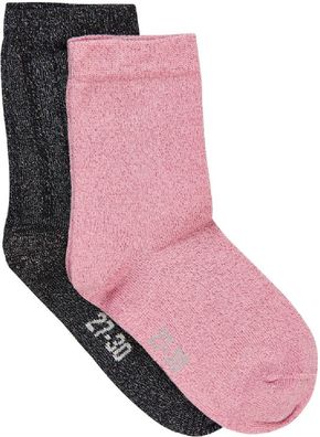 Minymo Kinder Socken Ankle sock w. lurex (2-pack)