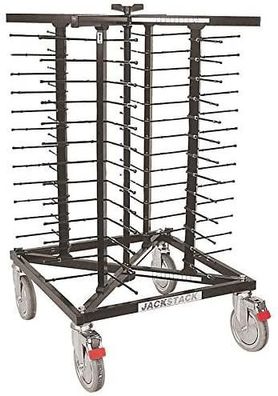 Sambonet Storage & Transport schwarz/52 Ablagen Tellerwagen 22 kg 44830-52