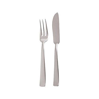 Sambonet Flat Edelstahl Fischbesteck 24tlg. S0015-S00012-62512-88
